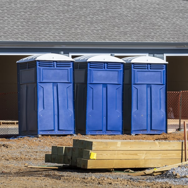 are there any restrictions on where i can place the portable restrooms during my rental period in Village Virginia